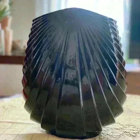 Other - Art Deco Large Vintage Black Vase